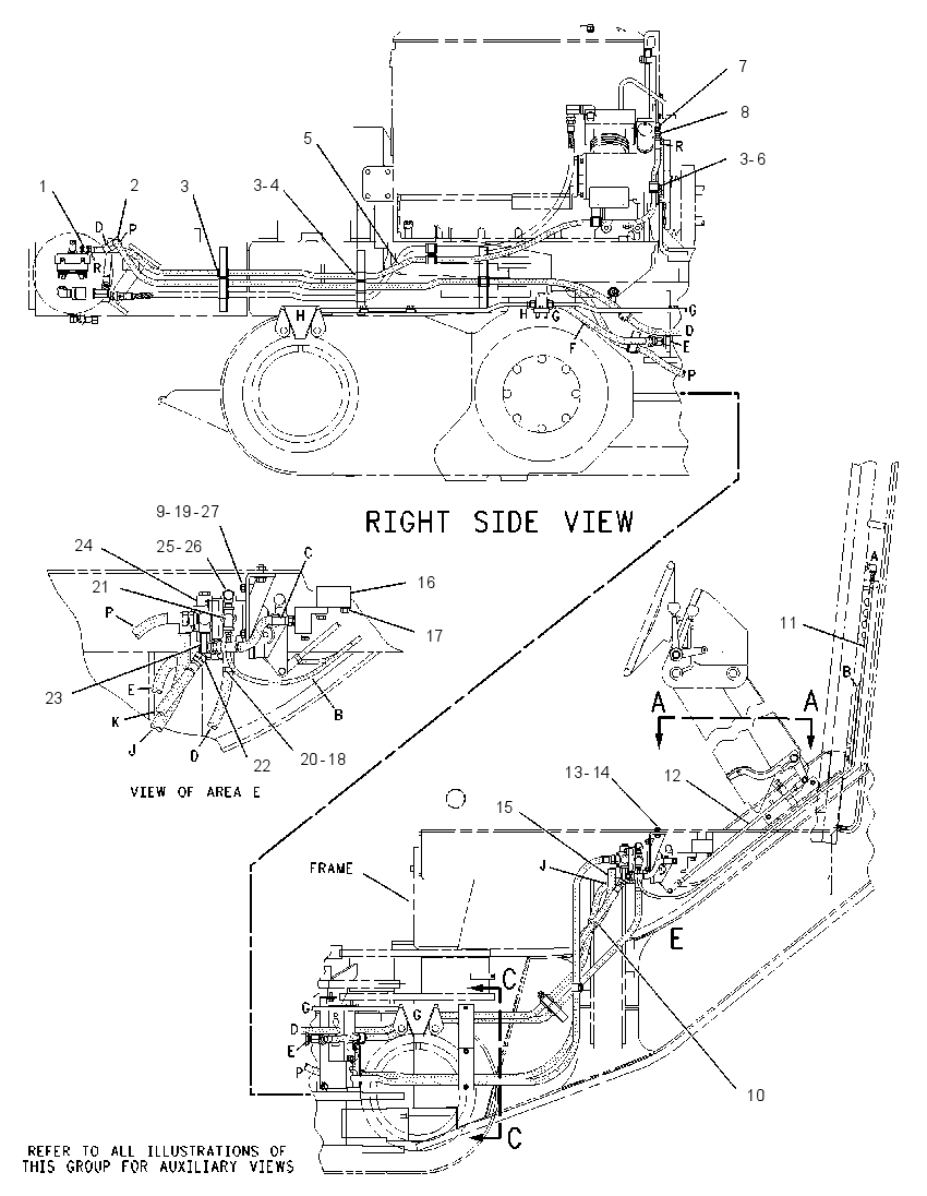 Управление рабочим тормозом 8X4645 CAT