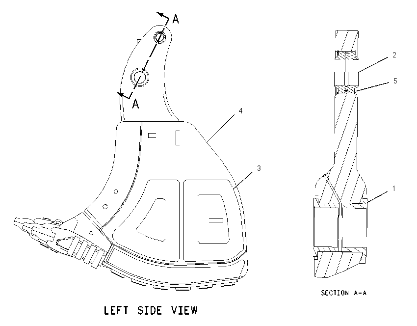 BOWL & BEARING AS-BUCKET 1423586 CAT