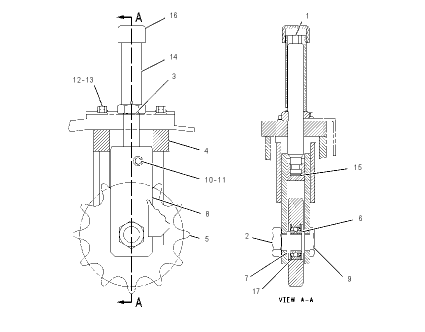IDLER GP-CHAIN DRIVE 1209910 CAT
