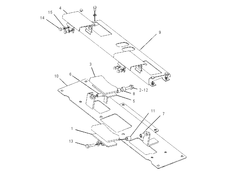 PEDAL GP-FOOT 1525367 CAT