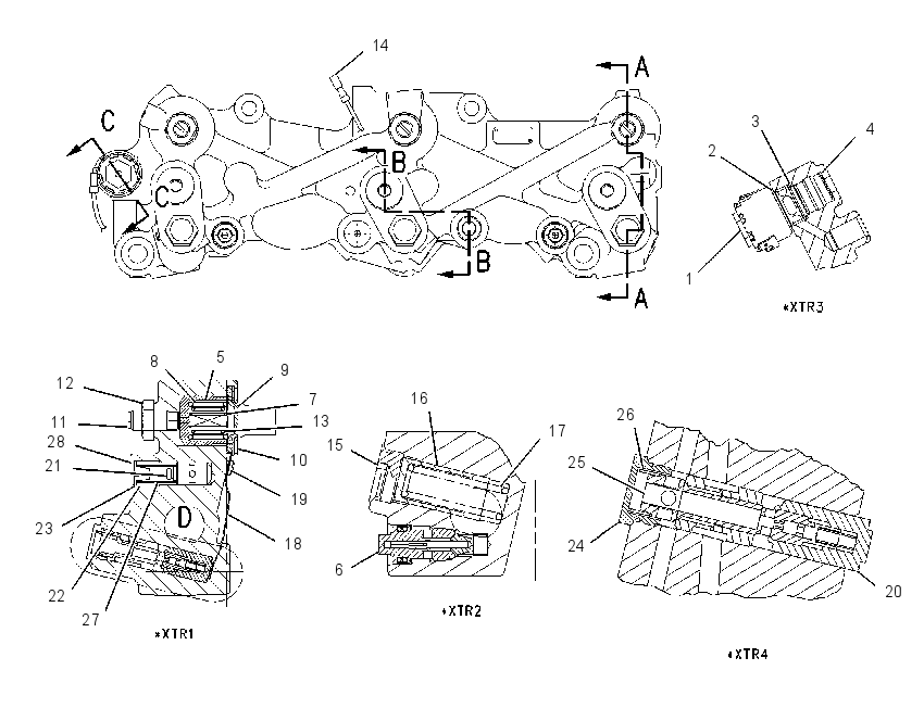 HOUSING GP-REAR 1049531 CAT