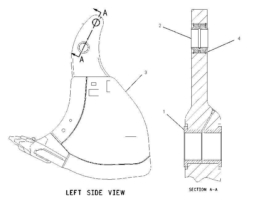 BOWL & BEARING AS-BUCKET 1573988 CAT
