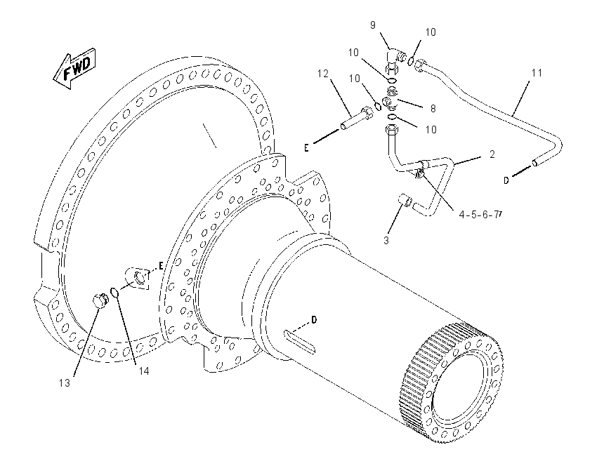 SPINDLE GP 1528888 CAT