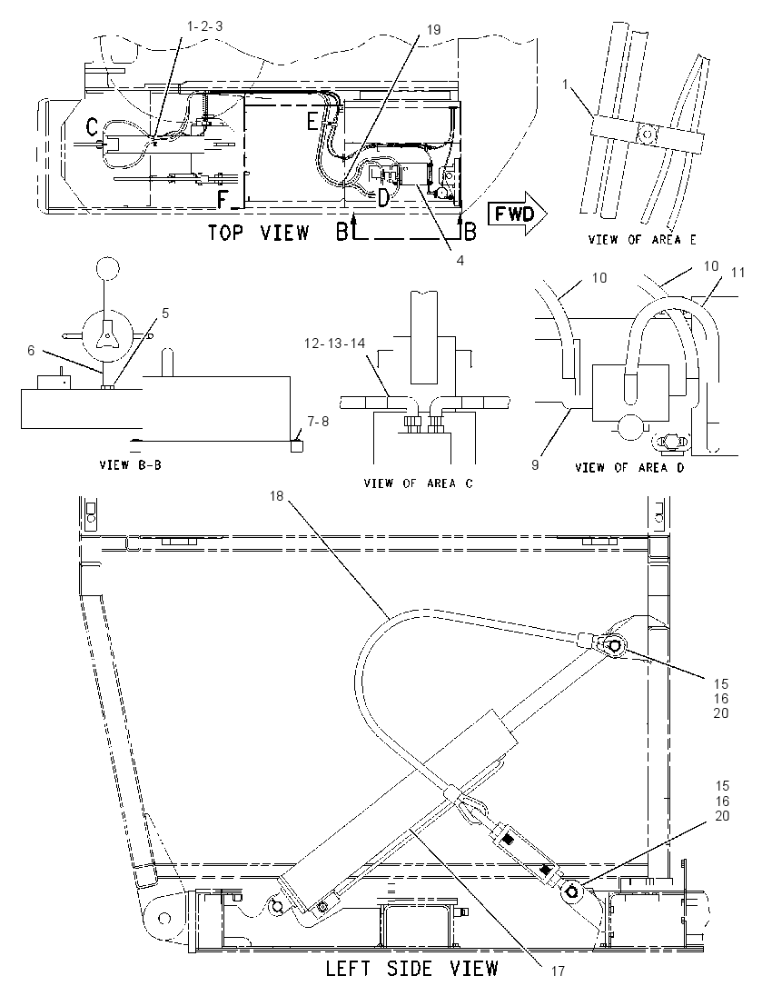 HYDRAULIC GP-TILT CAB 1370194 CAT