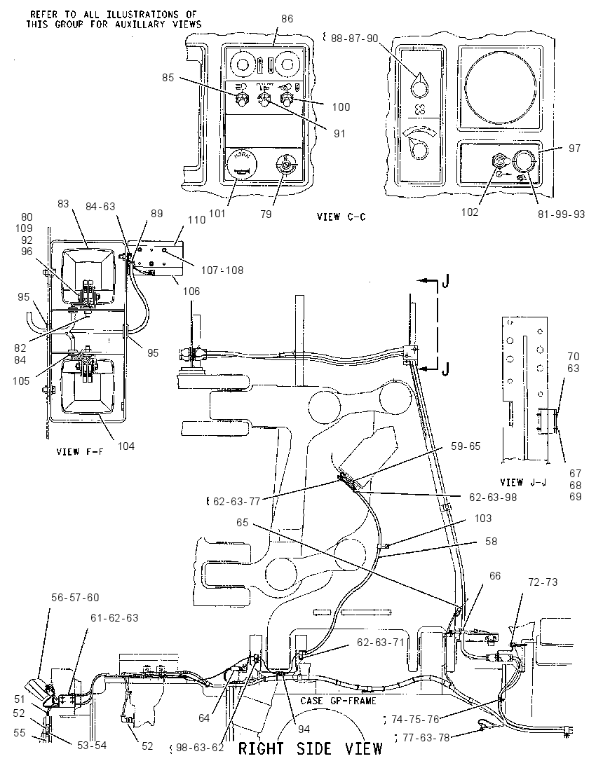 WIRING GP-TRACTOR 1344080 CAT