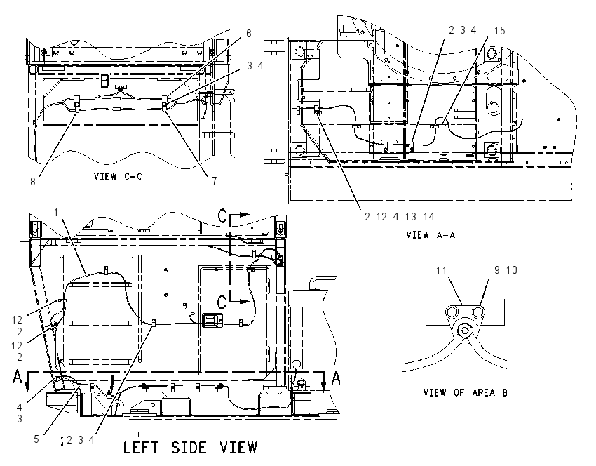 WIRING GP-CAB RISER 1339137 CAT