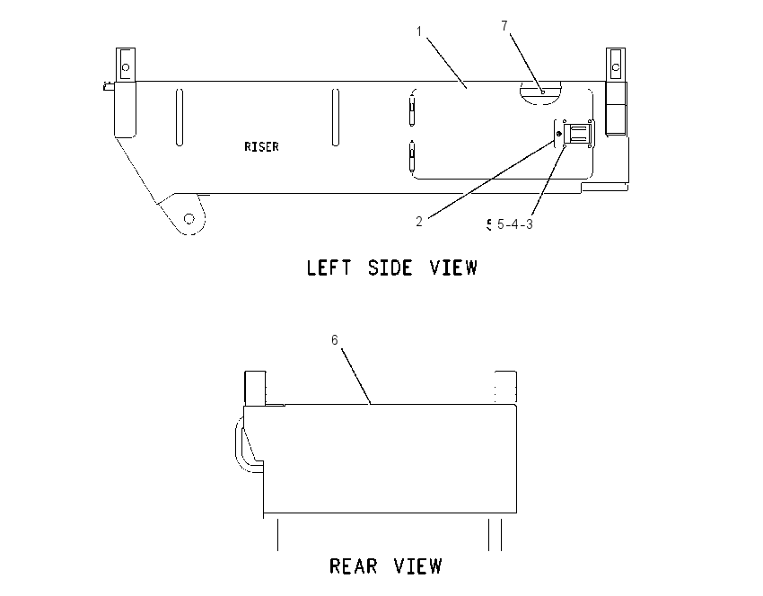 RISER GP-CAB 1375279 CAT