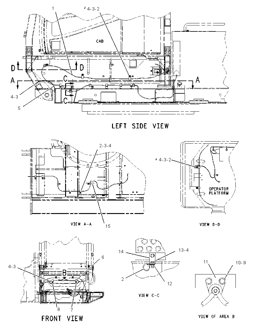 WIRING GP-CAB RISER 1375268 CAT