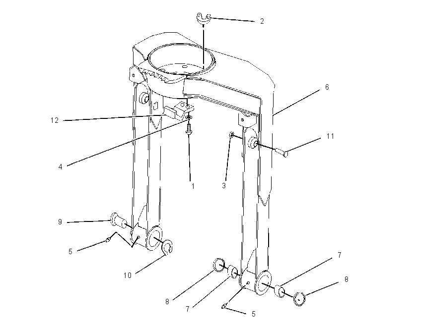 YOKE GP-HARVESTER HEAD 1571394 CAT