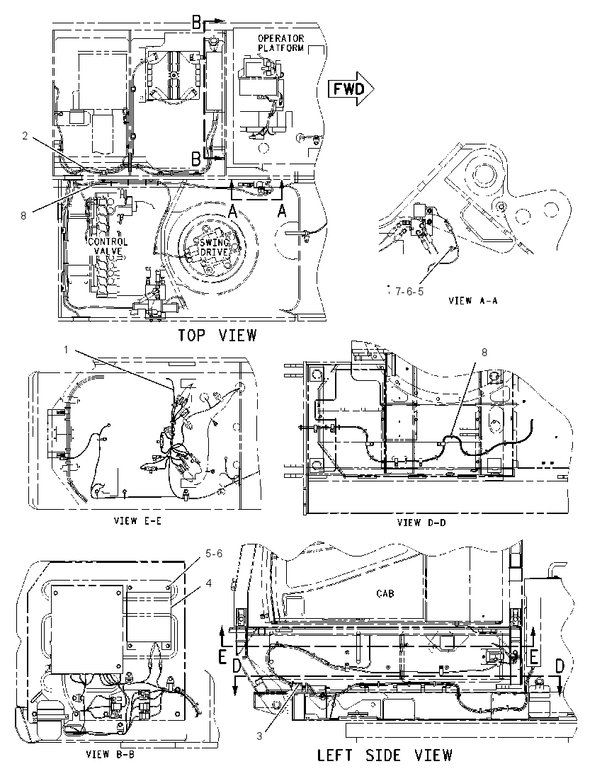 WIRING GP-GRAPPLE CONTROL 1509160 CAT