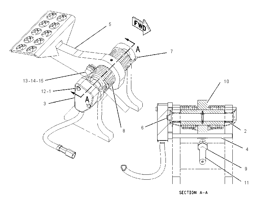 CONTROL GP-PEDAL 1236493 CAT