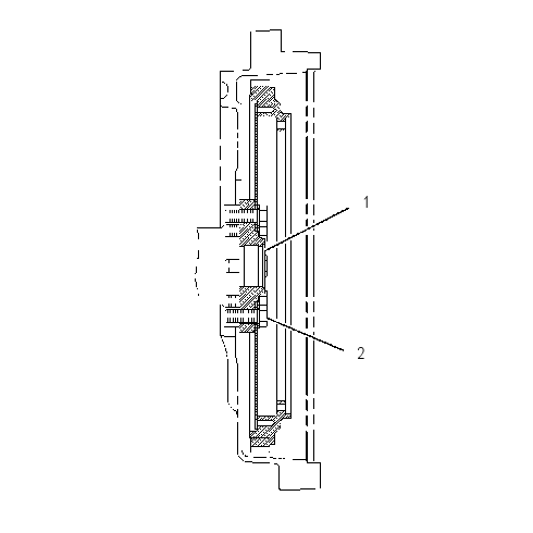 ADAPTER GP-ENGINE TO XMSN 1242665 CAT
