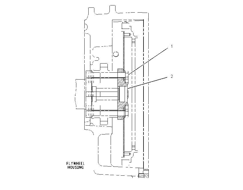 ADAPTER GP-ENGINE TO XMSN 1422024 CAT