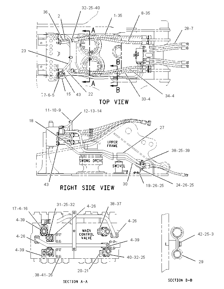 Трубопроводы передние 1537929 CAT
