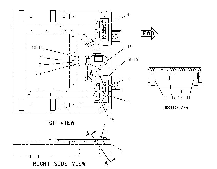 COVER GP-PLATFORM 8X8964 CAT
