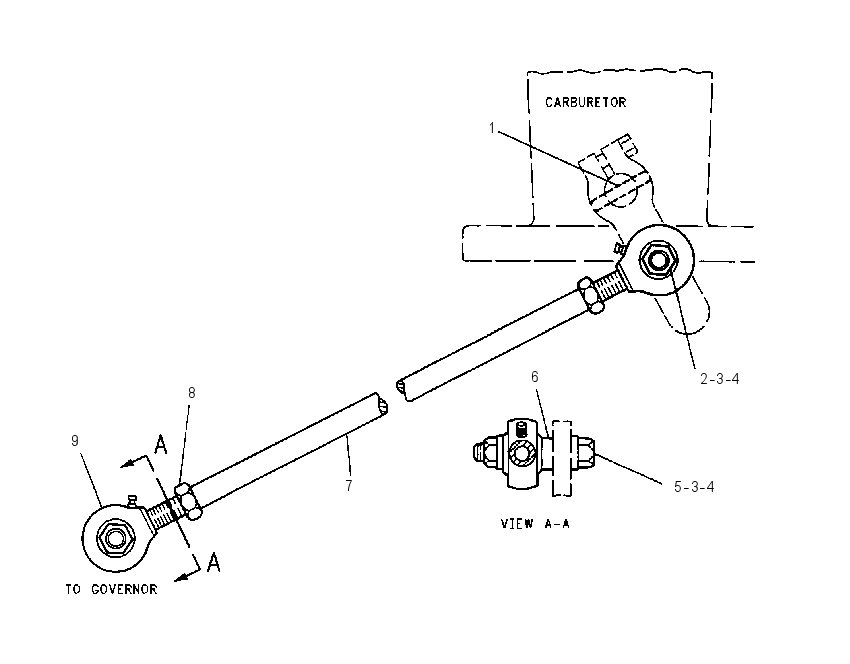 CONTROL GP-CARBURETOR 7N4358 CAT