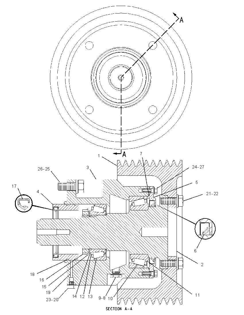 PULLEY GP-UPPER 1G7793 CAT