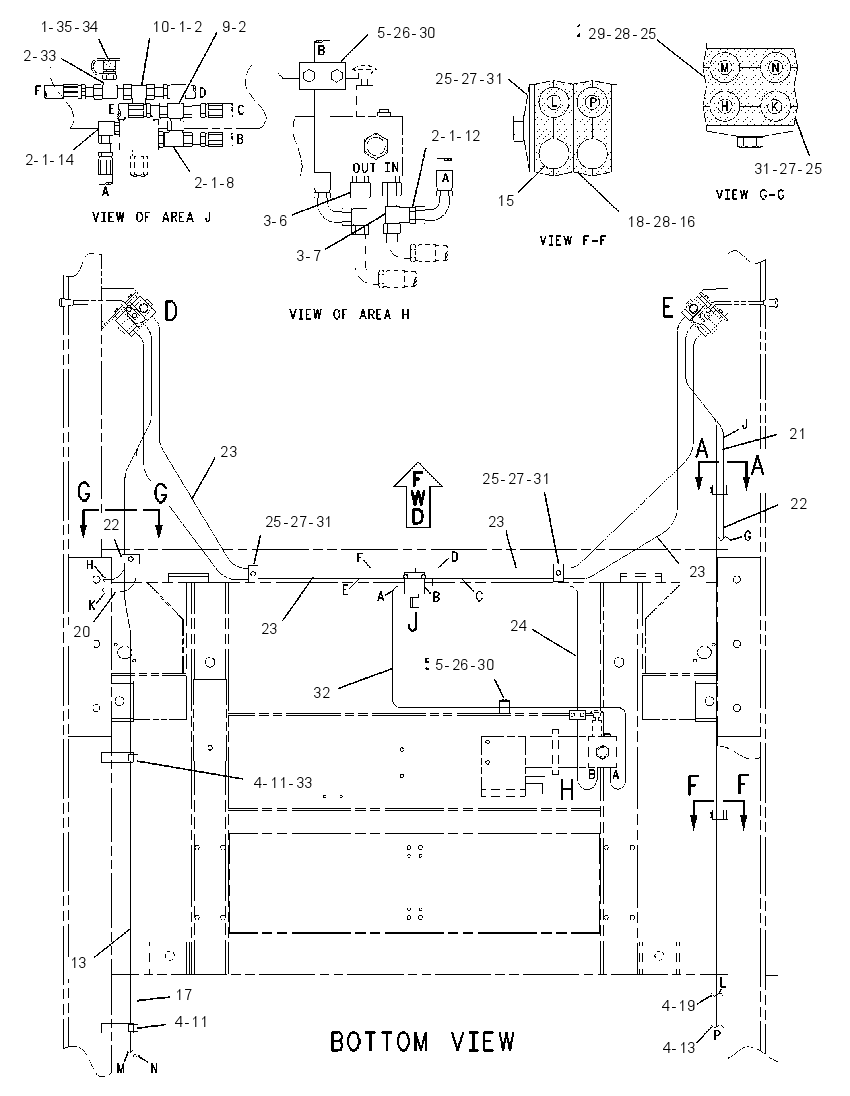LINES GP-SIDE PLATE CYLINDER 1129875 CAT