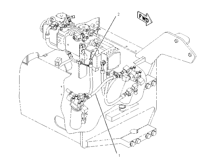 LINES GP-HYDRAULIC FILTER 1485615 CAT