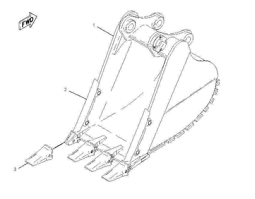 BUCKET AR 1552773 CAT