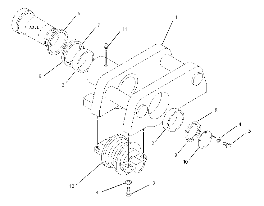 BOGIE GP-REAR 1152292 CAT