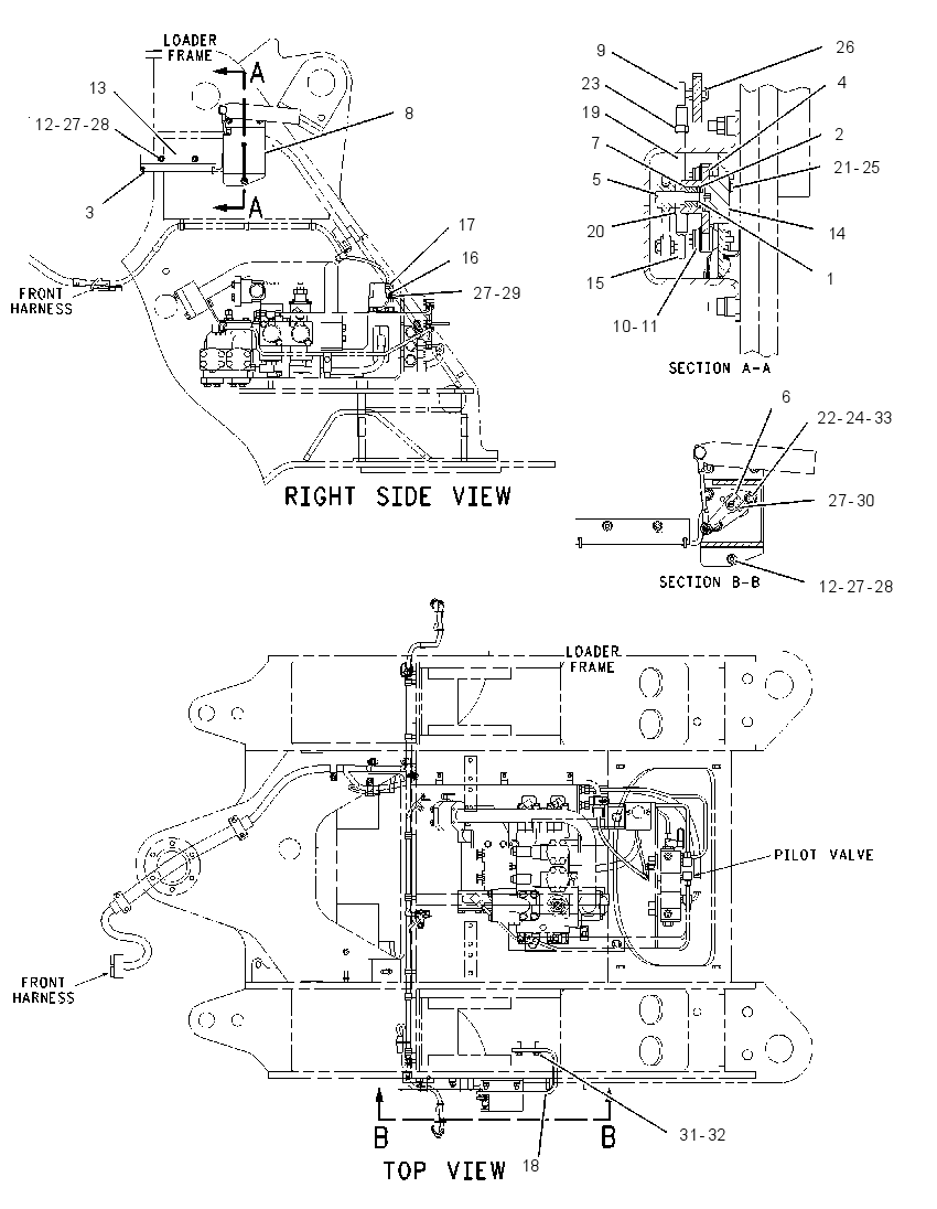 Проводка датчиков 1194392 CAT