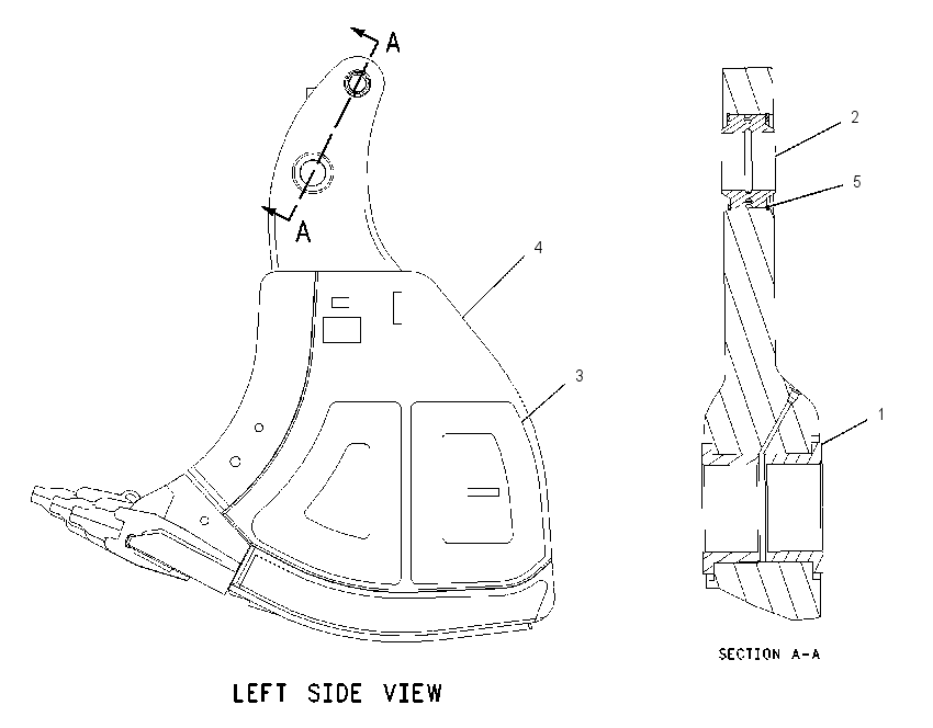 BOWL & BEARING AS-BUCKET 1423581 CAT