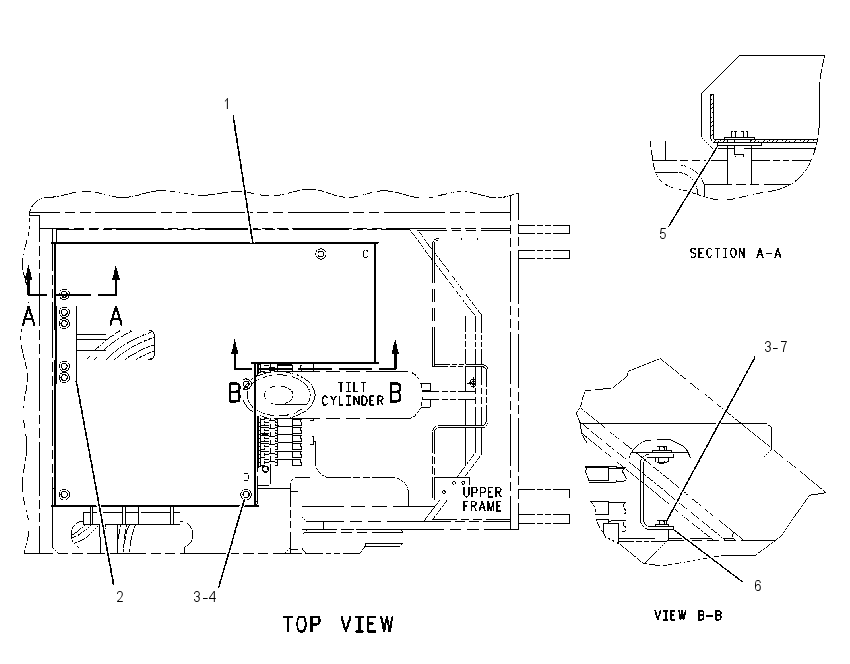COVER GP-CAB RISER 1512410 CAT