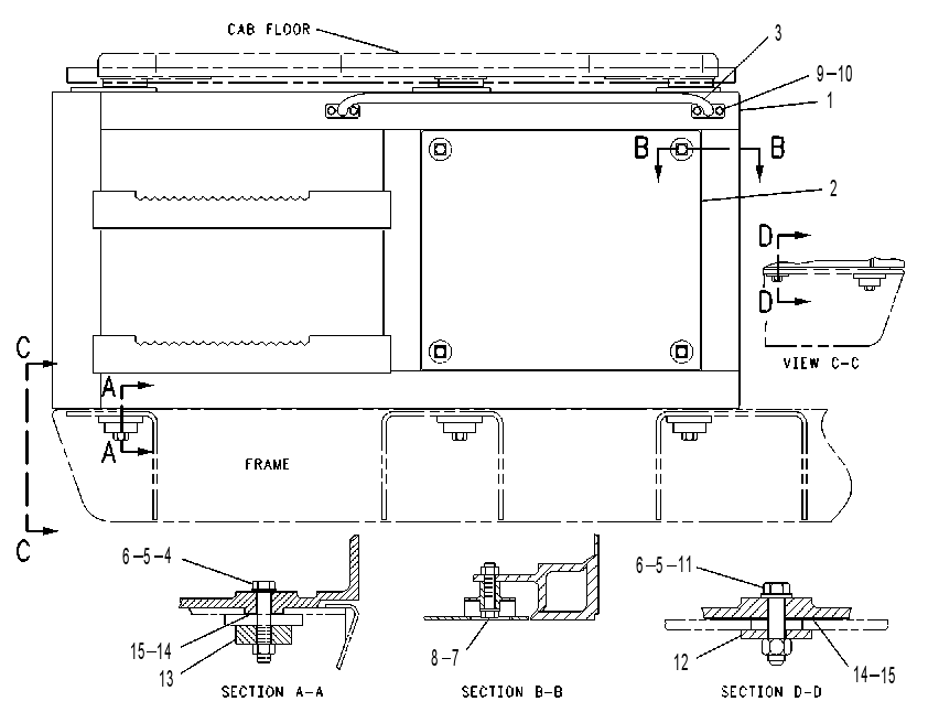 RISER GP-CAB 6C9189 CAT