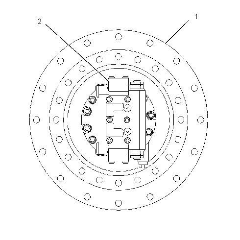 Бортовой редуктор 1548936 CAT