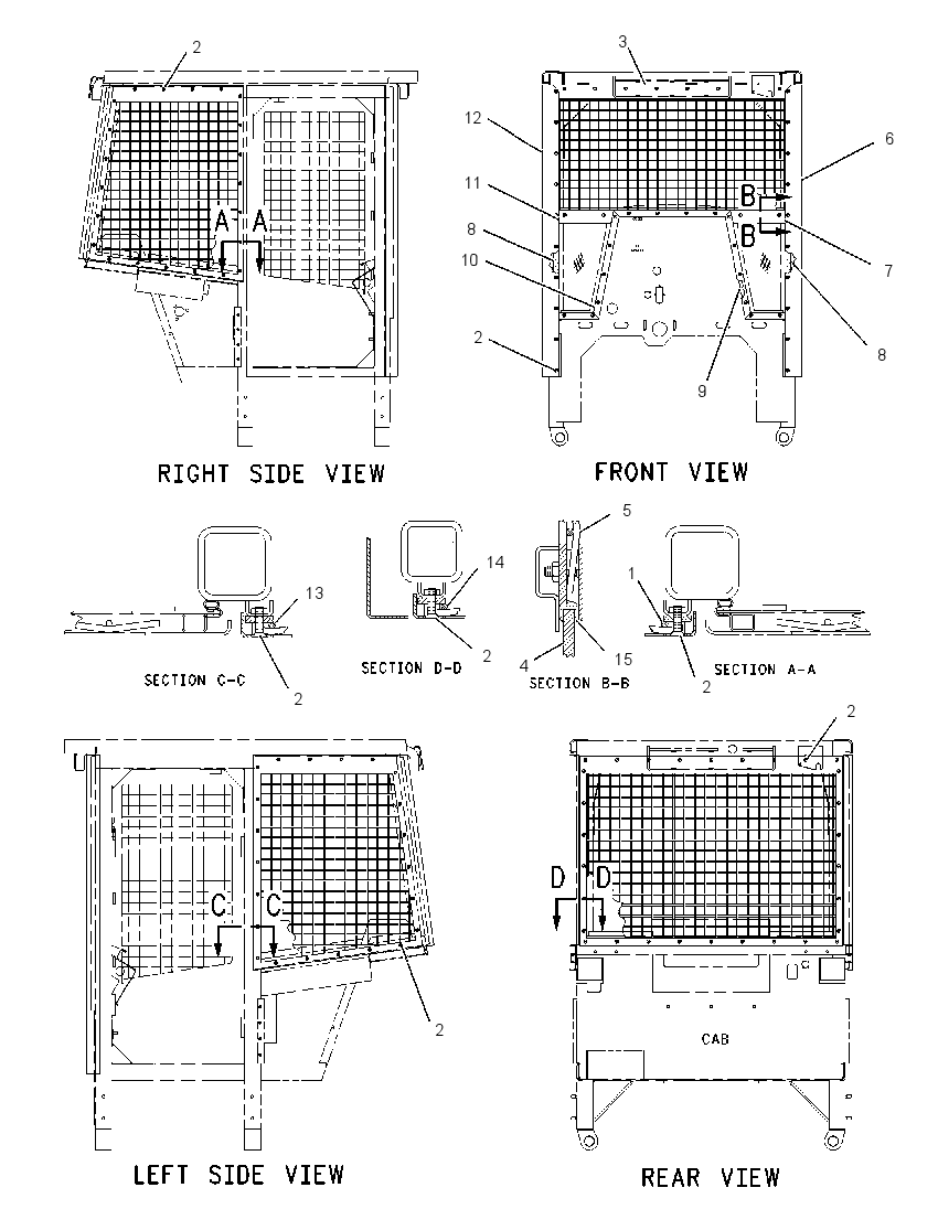 SCREEN GP-CAB 1259169 CAT