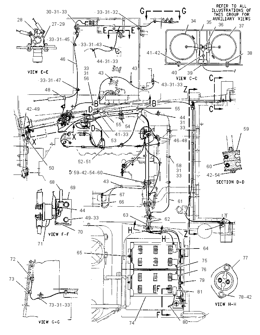 WIRING GP-TRACTOR 8X7347 CAT