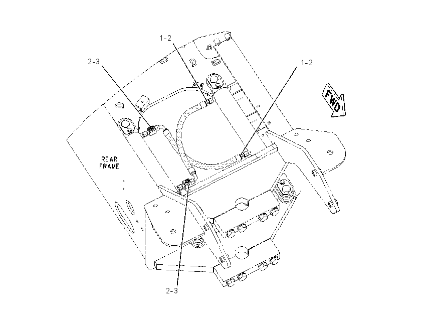 LINES GP-STEERING CYLINDER 1623962 CAT