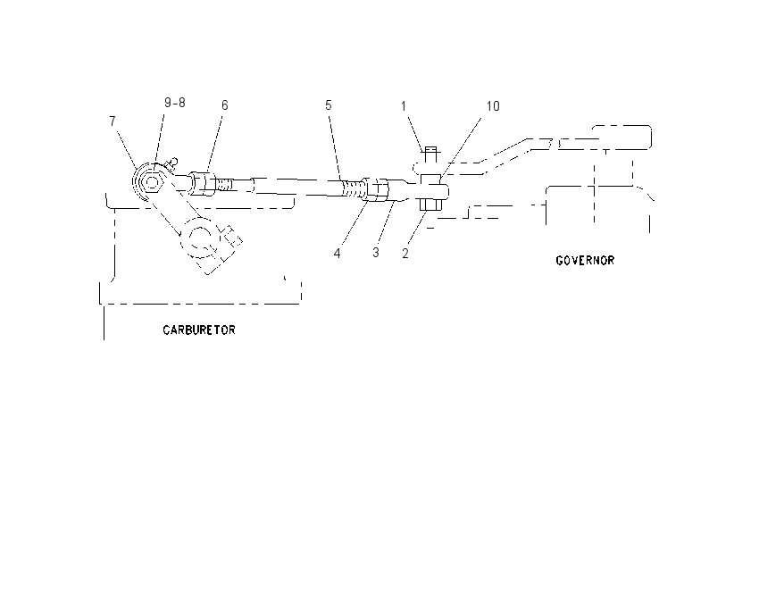 CONTROL GP-CARBURETOR 2W1860 CAT