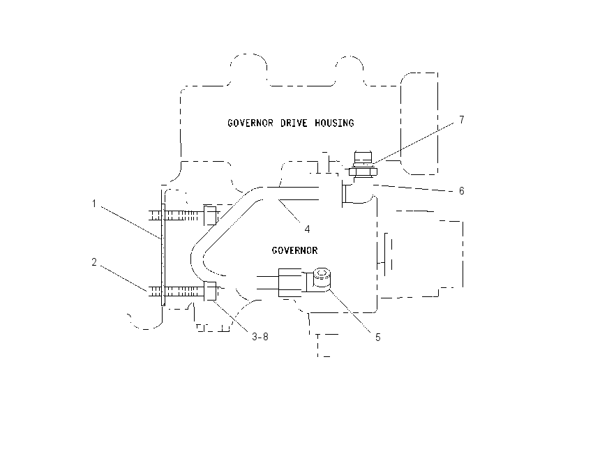 FASTENER GP-GOVERNOR 2W2396 CAT