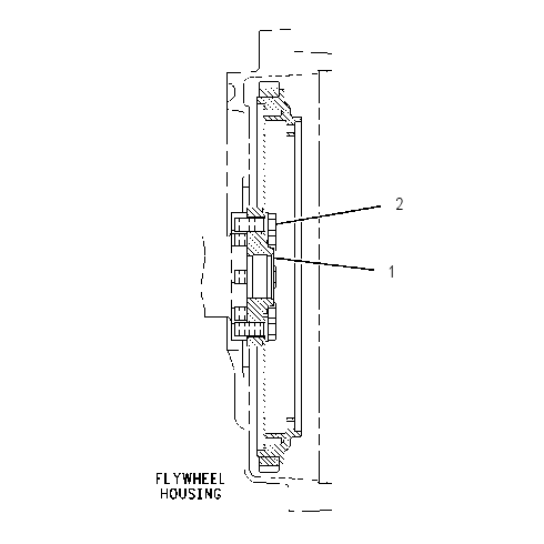 ADAPTER GP-ENGINE TO XMSN 1161095 CAT