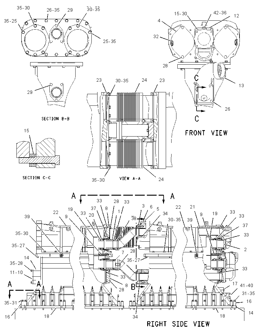 AFTERCOOLER GP 1053178 CAT