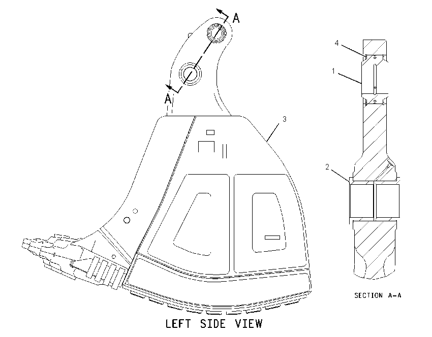 BOWL & BEARING AS-BUCKET 1574001 CAT