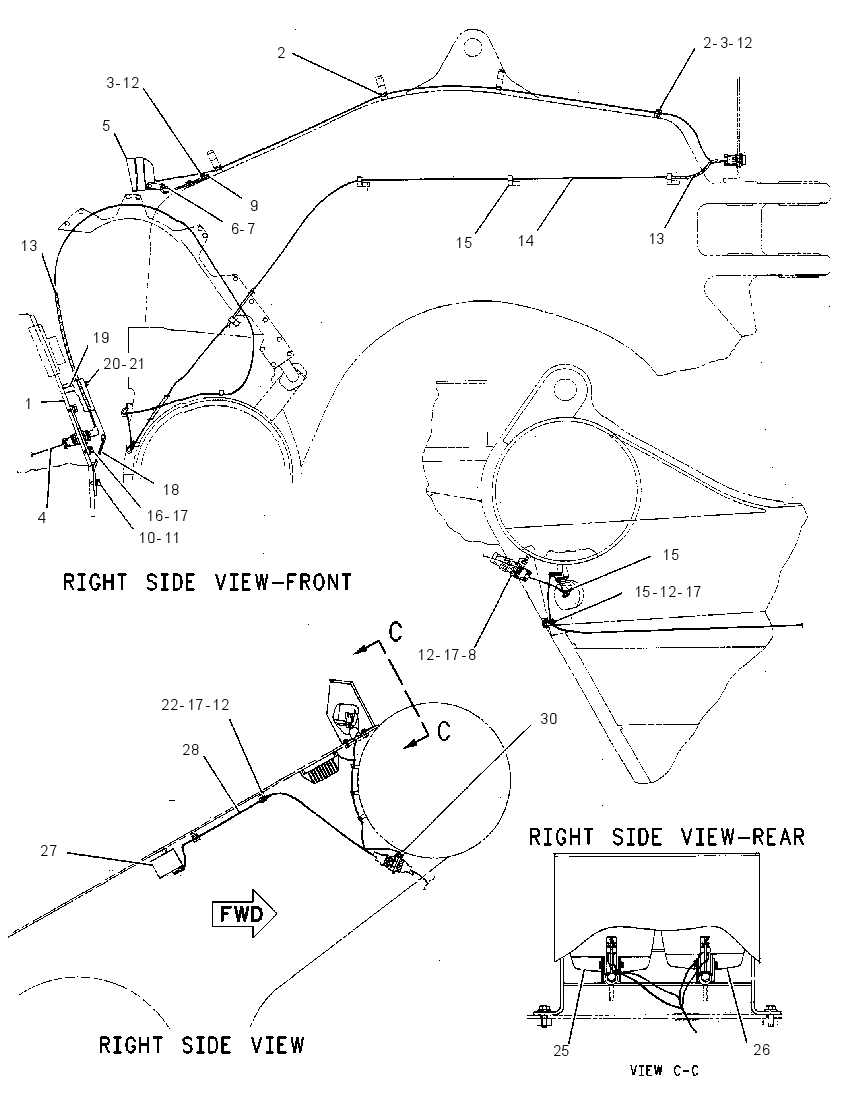 WIRING GP-SCRAPER 1474654 CAT