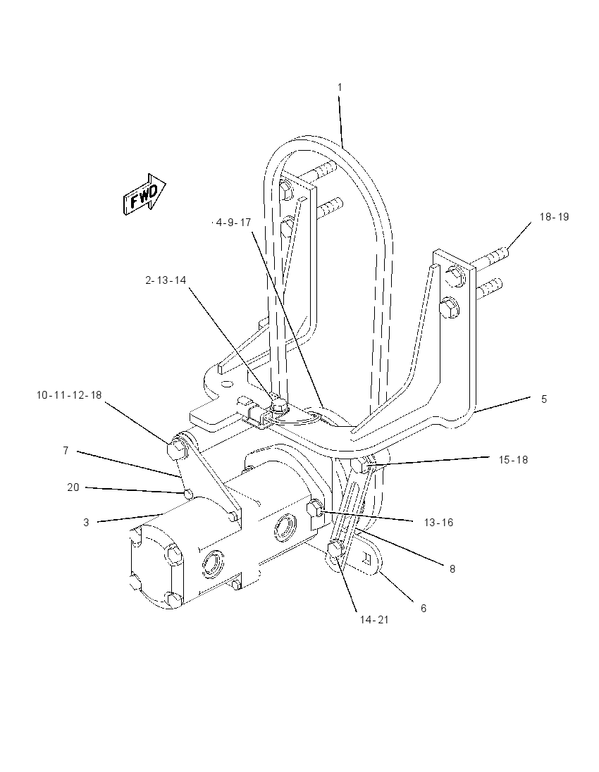 PUMP & MTG GP-AXLE OIL COOLER 1516298 CAT