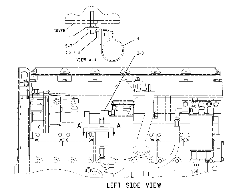 FASTENER GP-FUEL LINES 1515058 CAT
