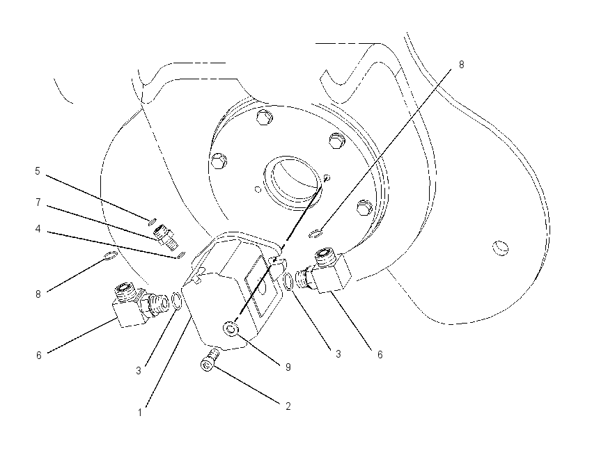 MOTOR & MTG GP-VIBRATORY 1465183 CAT