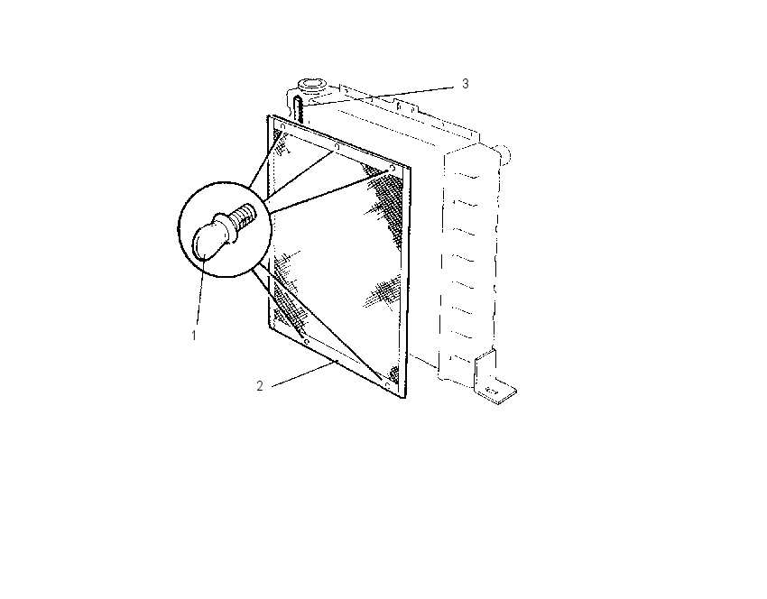SCREEN GP-RADIATOR 1245671 CAT