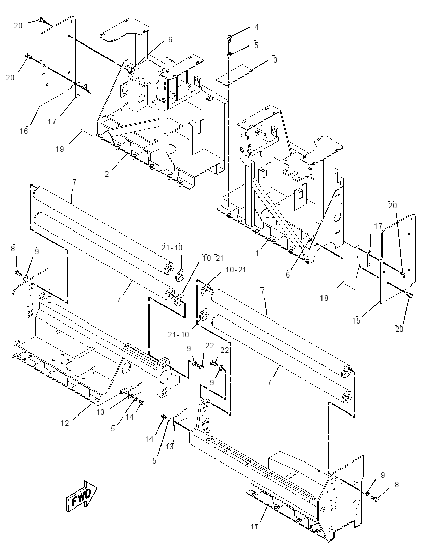 FRAME GP-SCREED 1205906 CAT