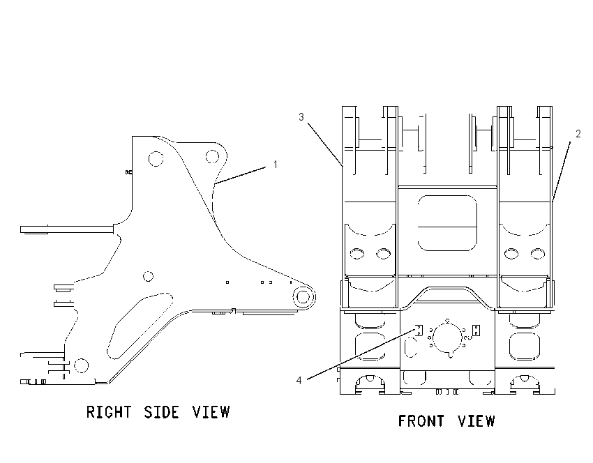 FRAME AS-LOADER 2Q7667 CAT