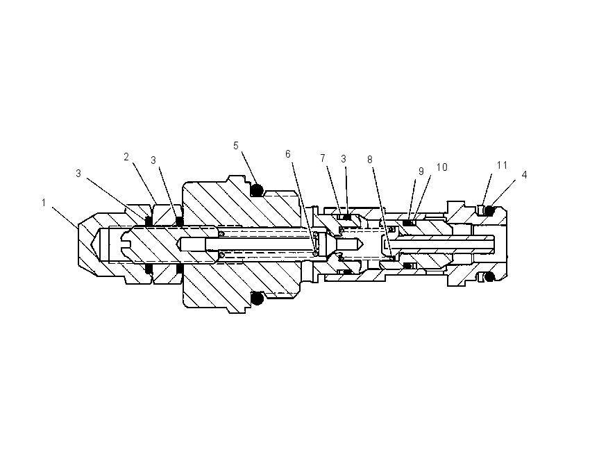Клапан предохранительный 2T1851 CAT