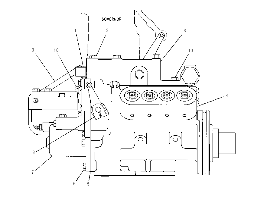 PUMP GP-GOV DRV,FUEL INJ & TFR 4W4740 CAT
