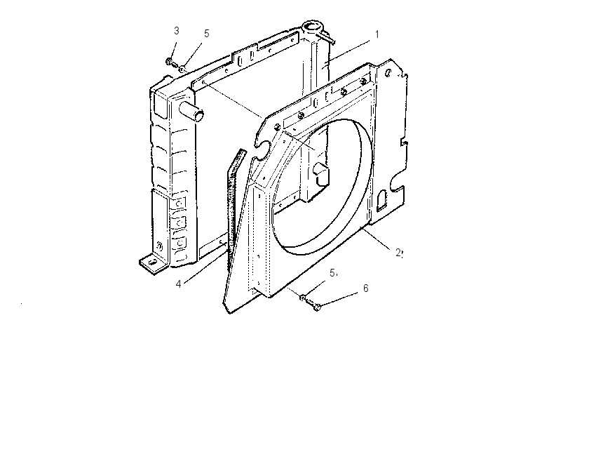 SHROUD GP-RADIATOR 1192833 CAT