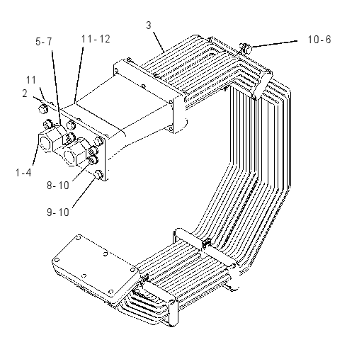 HEAT EXCHANGER GP-AXLE 1337135 CAT