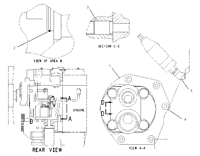 PUMP & MTG GP-BLADE 1455102 CAT